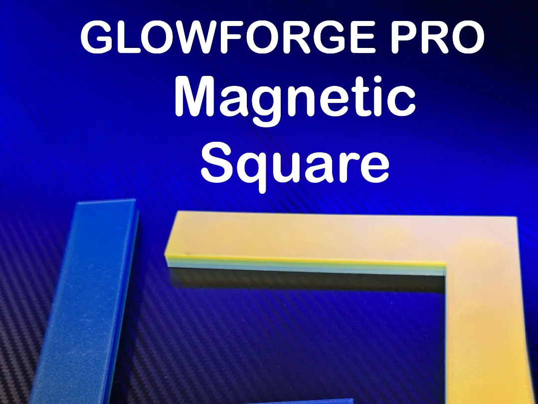 Laser cutter Magnetic Square GlowForge Compatible - Free 3D Print Model ...
