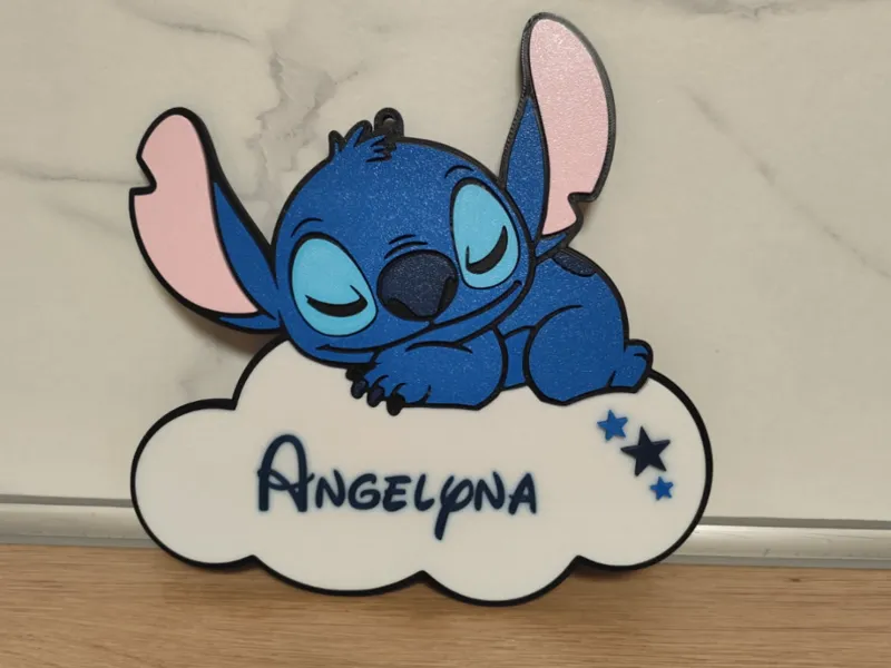 plaque porte stitch
