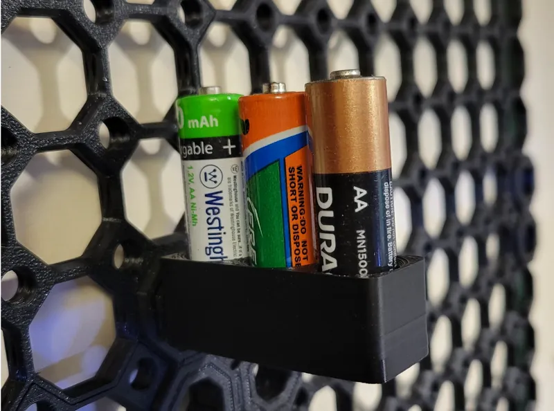 Multiboard holder for 3 x AA Batteries