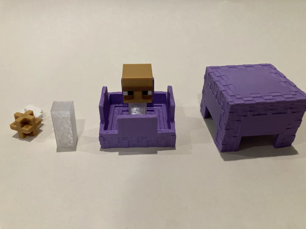 The Minecraft Shulker - Free 3D Print Model - MakerWorld