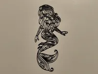 Silhouette murale de sirène — photo 2