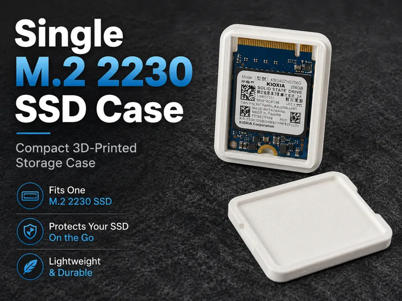 Single M2 2230 SSD Case