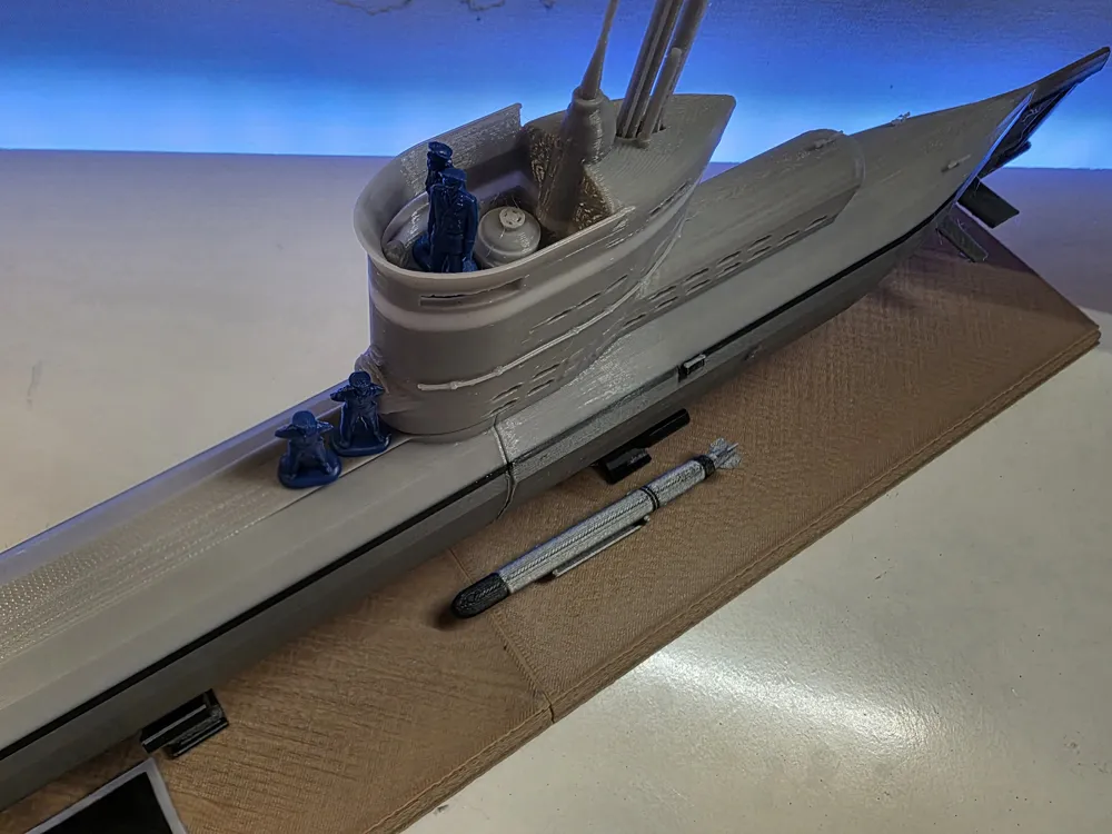 Type XXIII German WW2 U-Boat 1:72 - Free 3D Print Model - MakerWorld