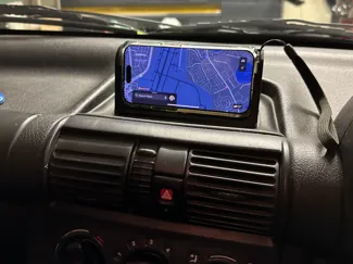 Mountable vertical and horizontal iPhone stand