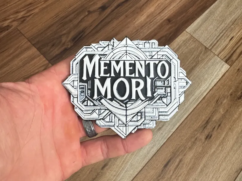 Memento Mori badge