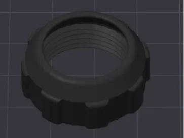 Replacement cap nut for car phone holder