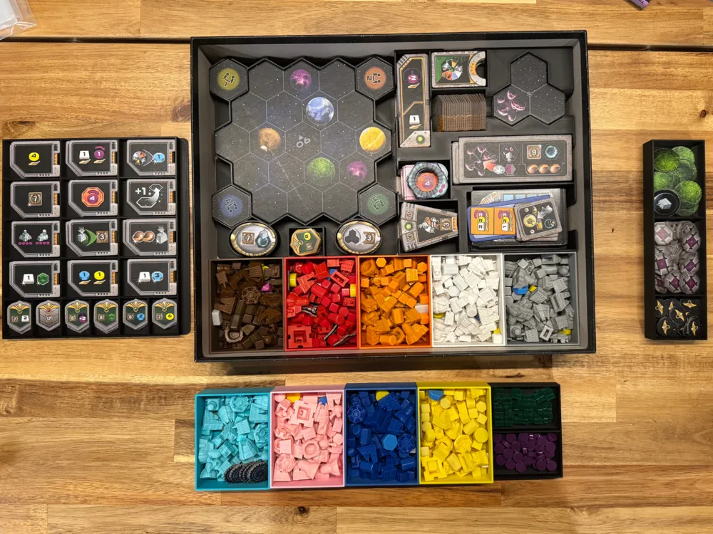 Gaia Project + Lost Fleet Expansion Organizer - Free 3D Print