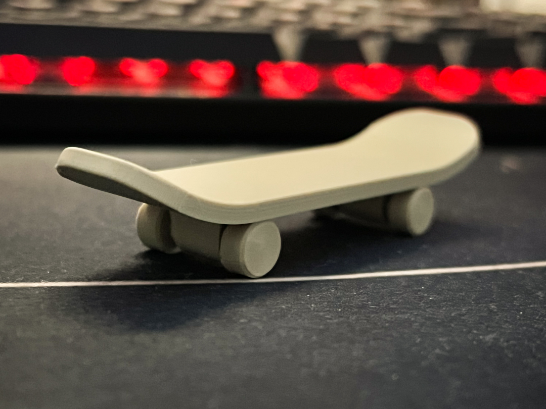 Print in place skateboard (only 5g)