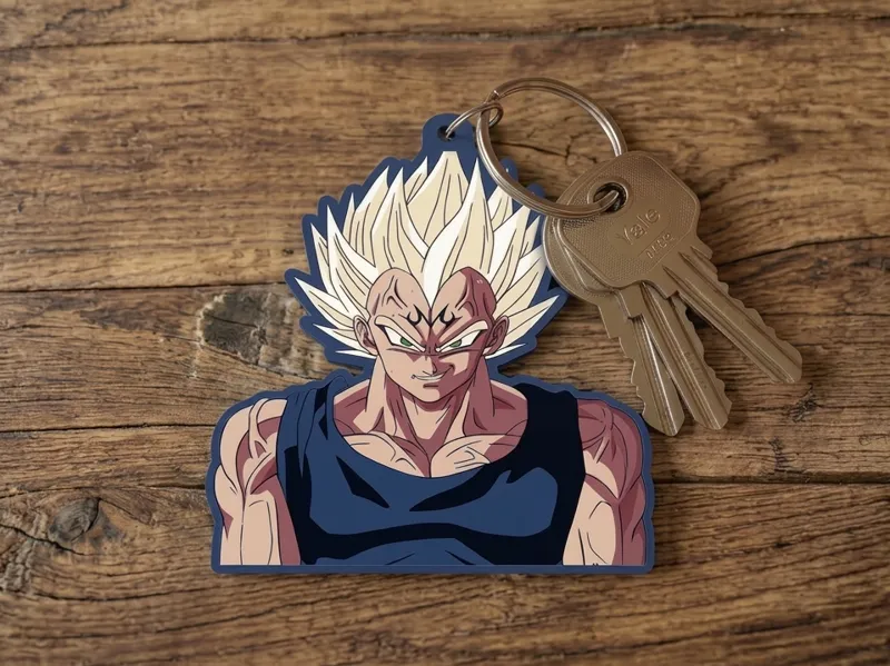 Majin Vegeta Keychain - Dragon Ball Z