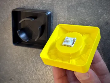 Objeto manipulable: Emergency Big Red Button - fidget clicker — vista de referencia 5