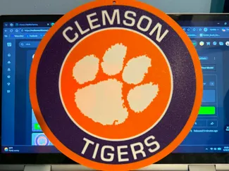 Clemson wall art