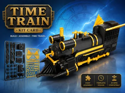 TIME TRAIN - KIT CARD - Back to the Future