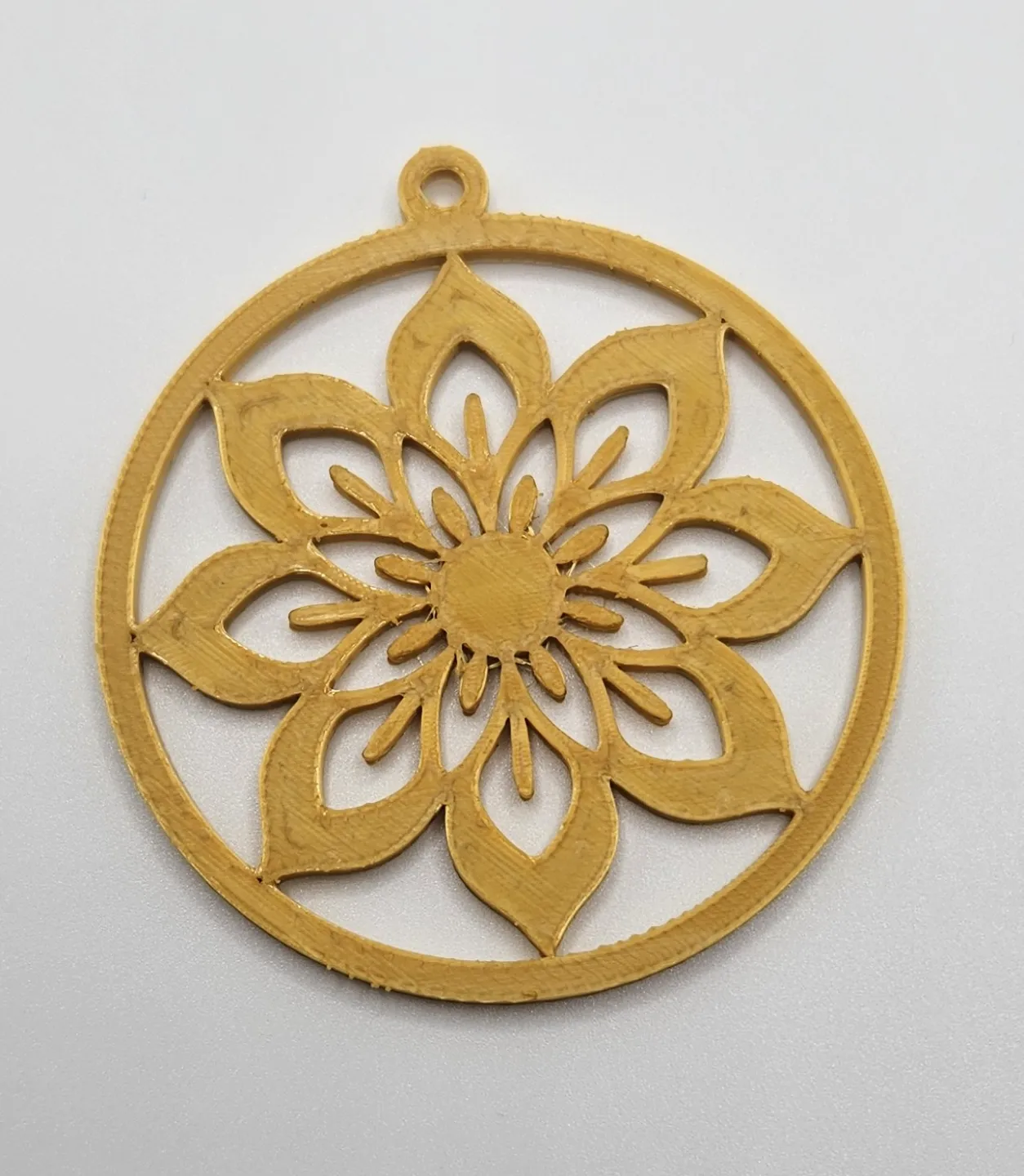 Round Flower earrings view 4