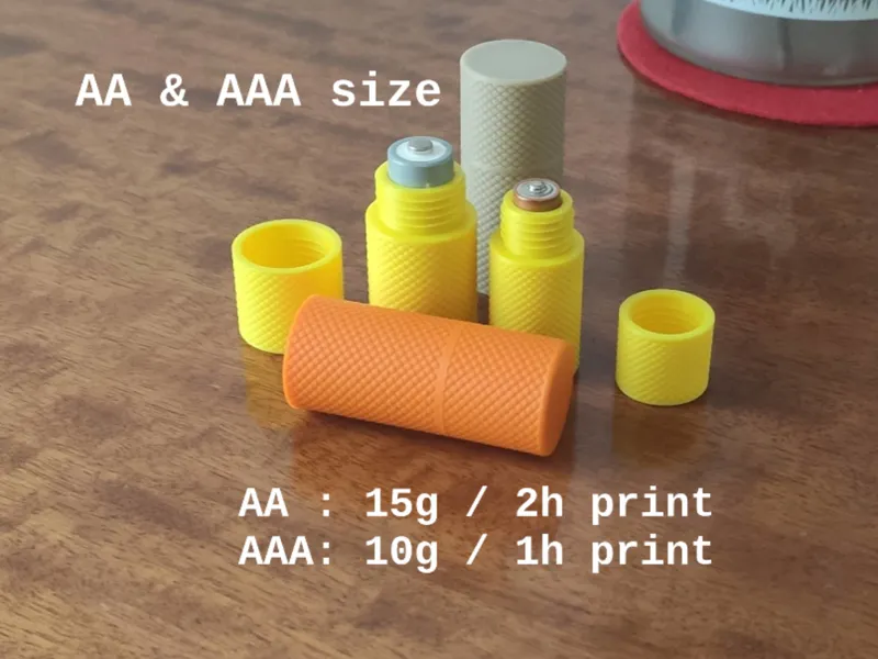 Porta batteria singolo AA / AAA