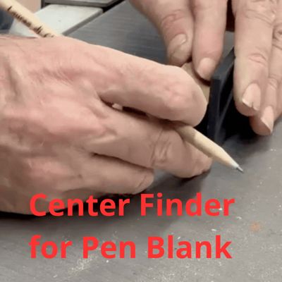 Center finder pen Blank wood center finder