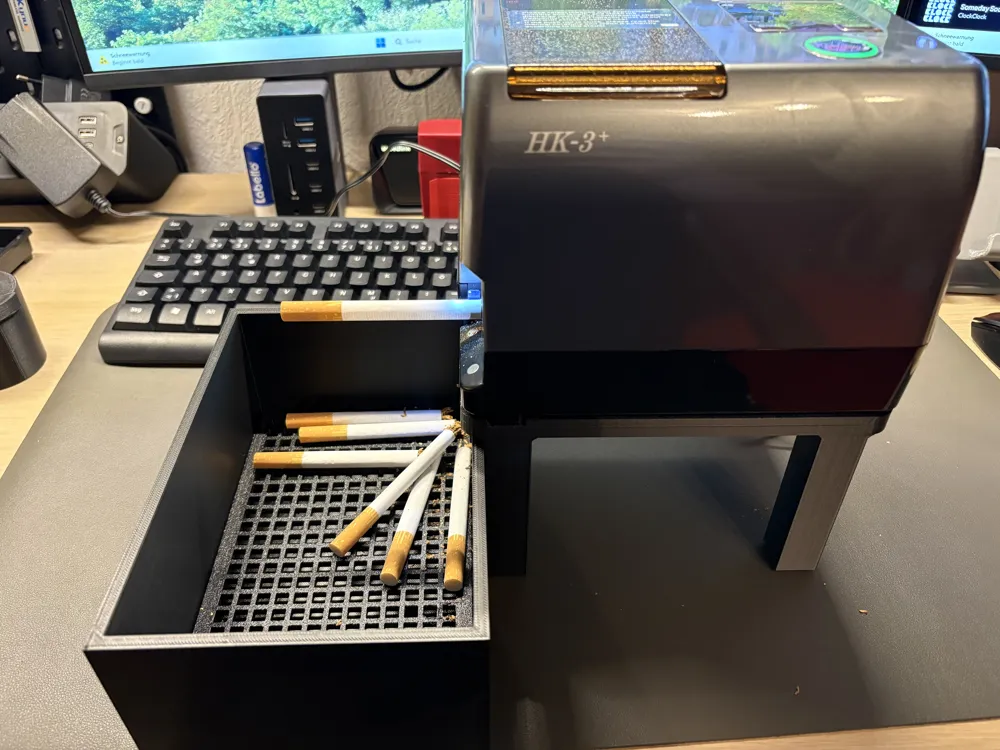Hawkmatic HK3+ Catch Box with Grate - Free 3D Print Model - MakerWorld