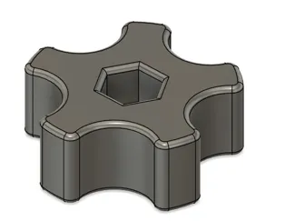 M6 Knob 100% infill