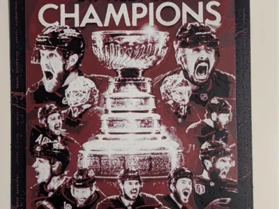 Carolina Hurricanes Stanley Cup Champions Hueforge