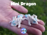 Миниатюрна артикулирана фигурка на дракон