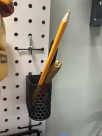 Porte-crayons pour pegboard, format bas — photo 2