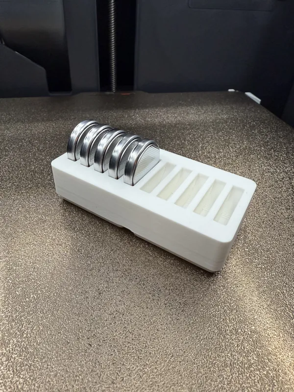 Gridfinity holder for CR2450 Batteries