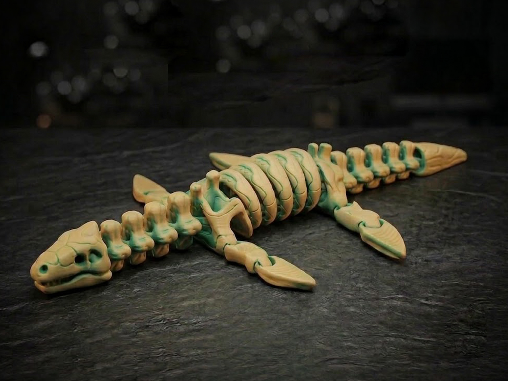 Fantasy Skeleton Plesiosauria - An Ancient Fossil