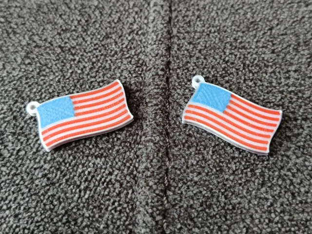 American Flag Earrings/Charms