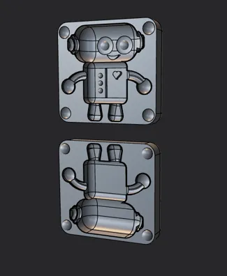 Playdoh Robot Mold