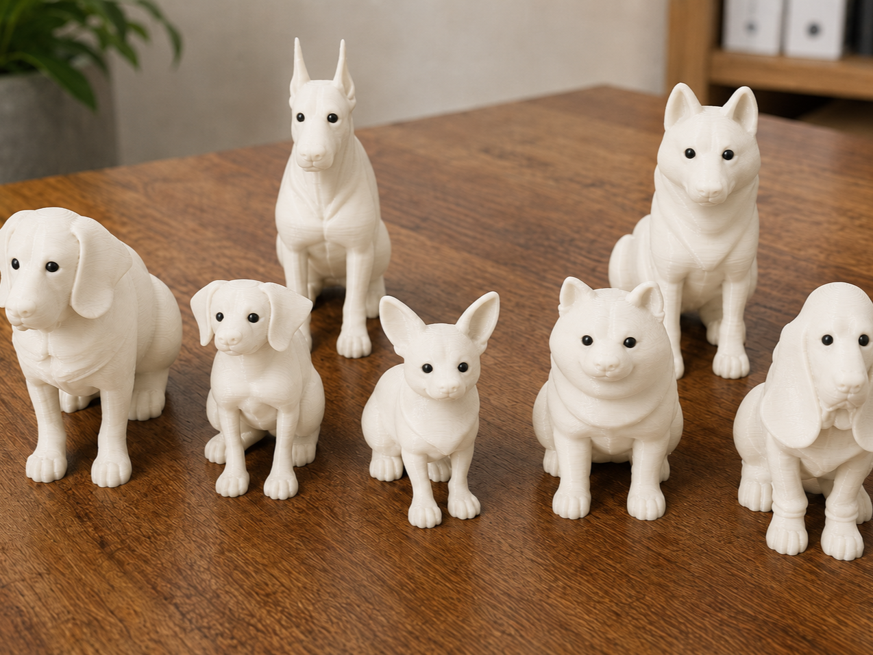 Dog Breeds Collection – Set of 7 Assorted Dogs
