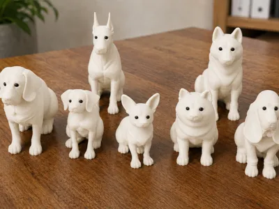 Dog Breeds Collection – Set of 7 Assorted Dogs