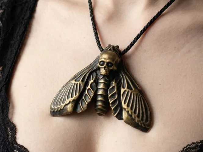 Death Moth Vigil Pendant
