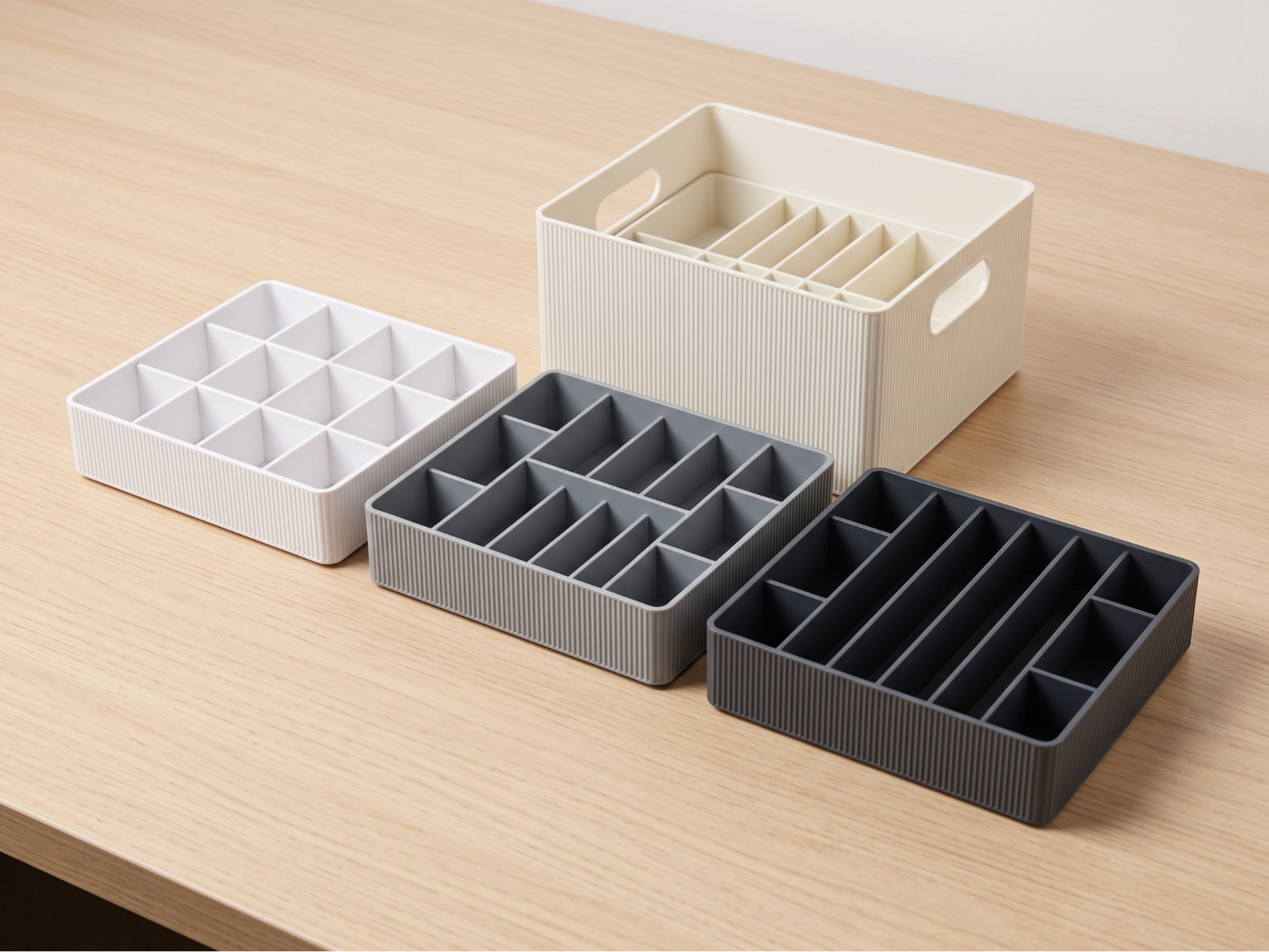 Cable Organizer Insert Set for Stylish Storage Box 3D model