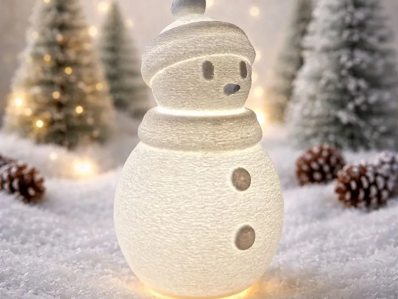 Schneemann - Teelicht