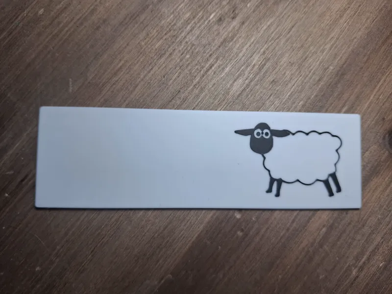 Sheep Bookmark