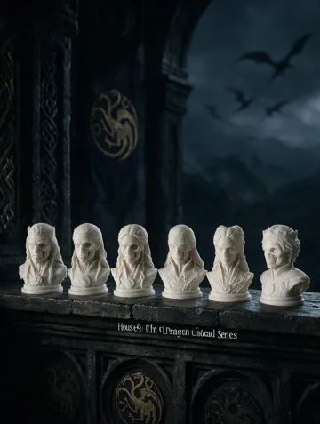 Figura decorativa: House of the Dragon Undead Bust Collection — vista de referencia 3