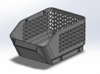 Boîtes de rangement empilables avec porte-étiquette — photo 3