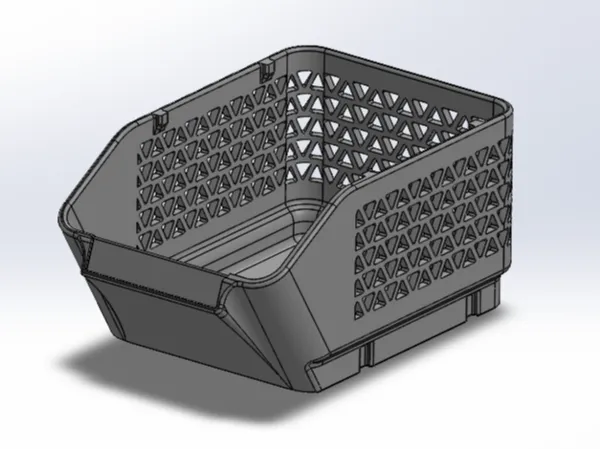 Boîtes de rangement empilables avec porte-étiquette