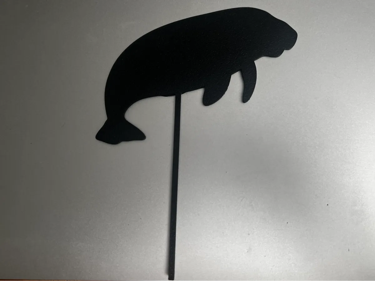 Lamantin — topper à gâteau ou déco plante