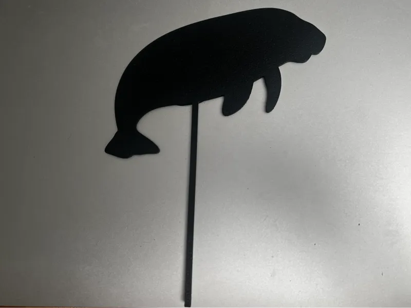 Cake Topper / Plant Art (Manatee)