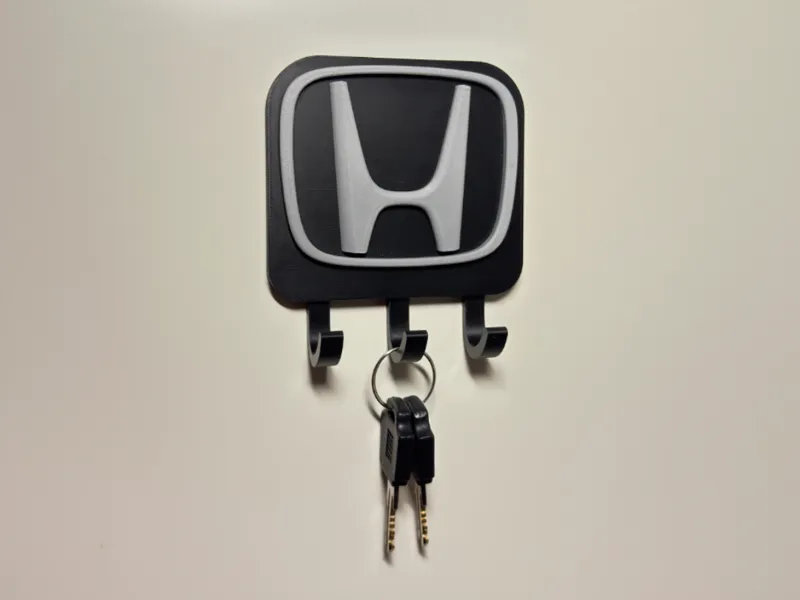 Honda logo wall key hook holder
