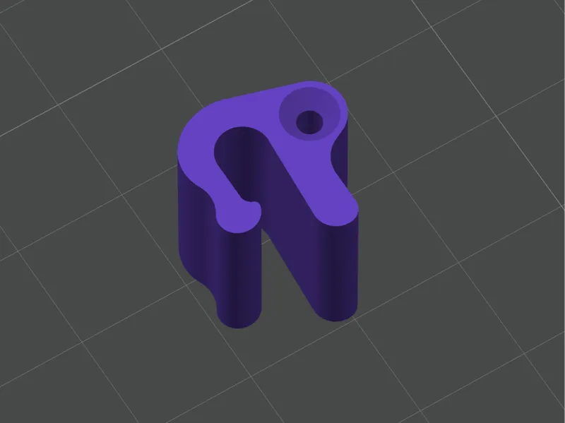 Cookiecad Spool Snap Fit Filament Clip