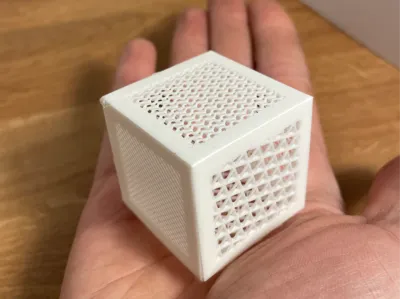 Infill Cube / Foldable / Prints flat