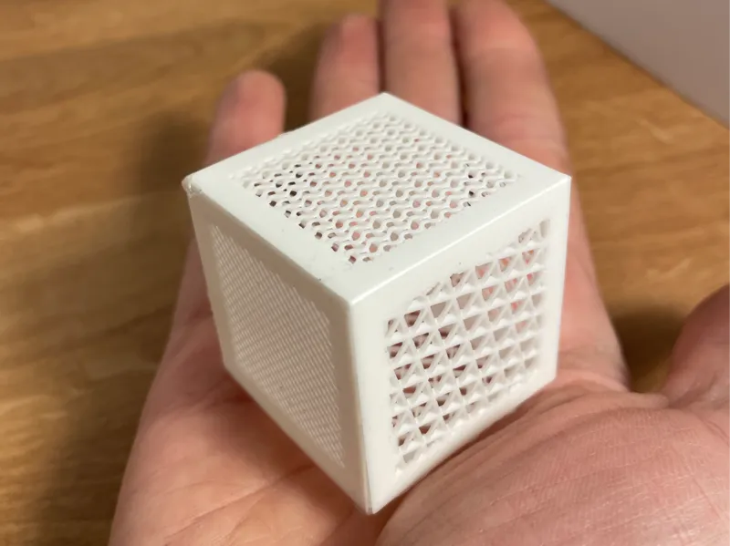 Infill Cube / Foldable / Prints flat