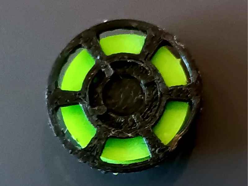 Spool fridge magnet.