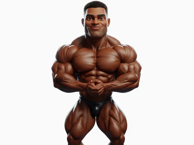 Homem bodybuilder Olimpia musculoso academia
