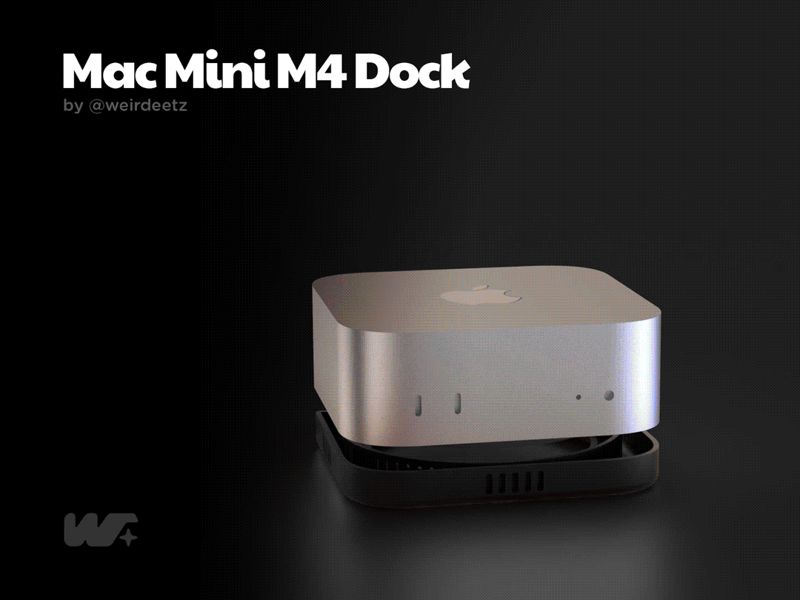 Mac Mini M4 Dock
