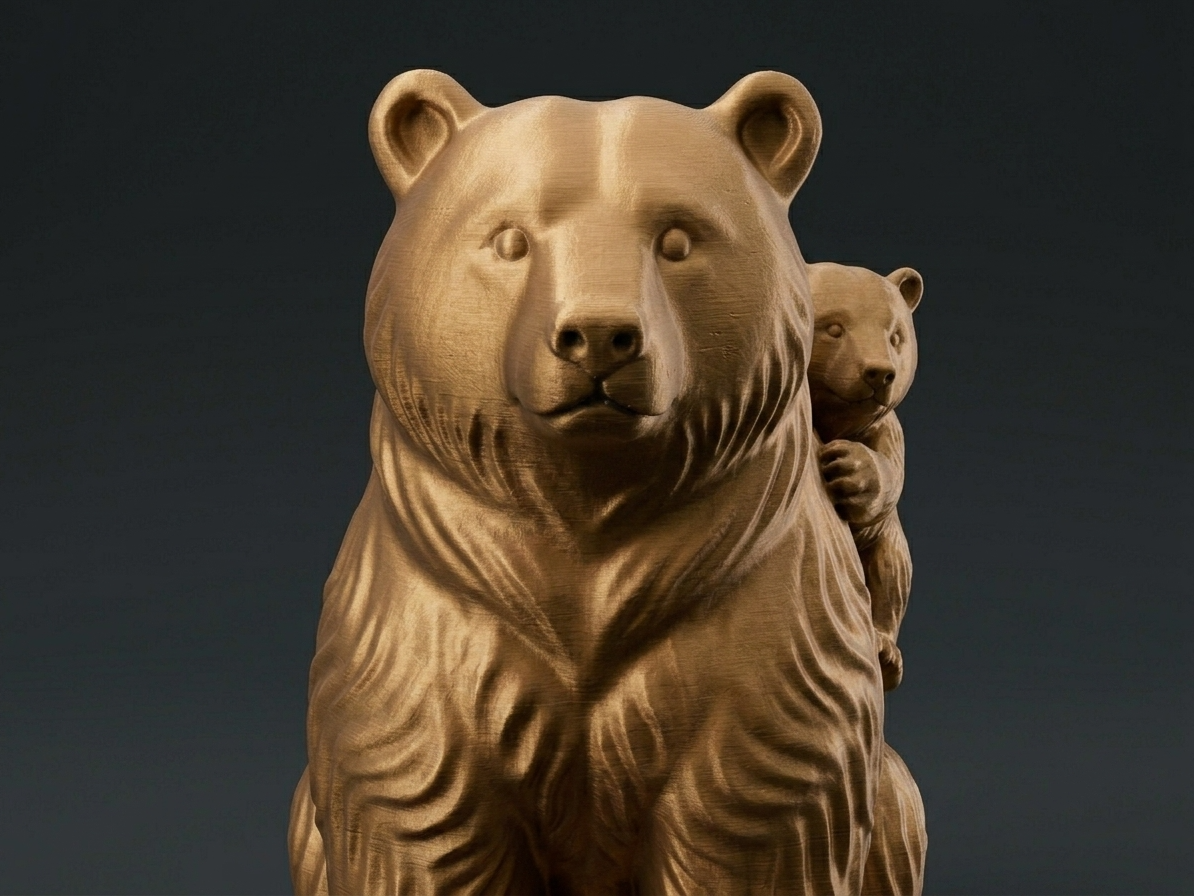 Bear Hug Father's Day Figurine