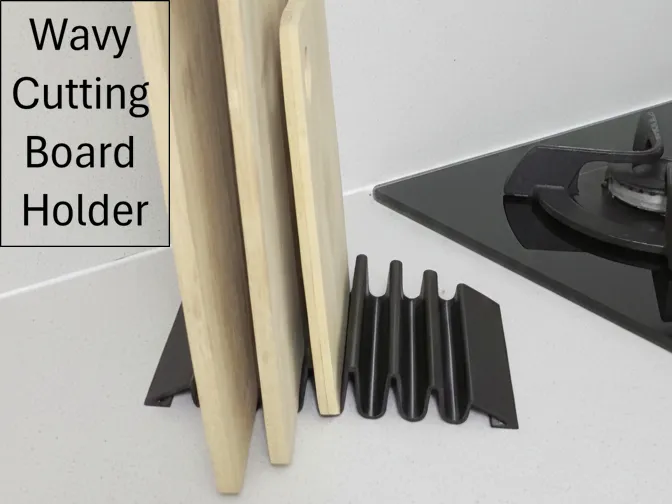 Wavy Cutting Board Holder