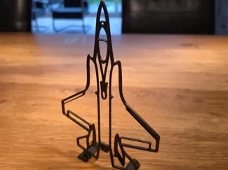 F35 Lightning II silhouette with stand(fast print)