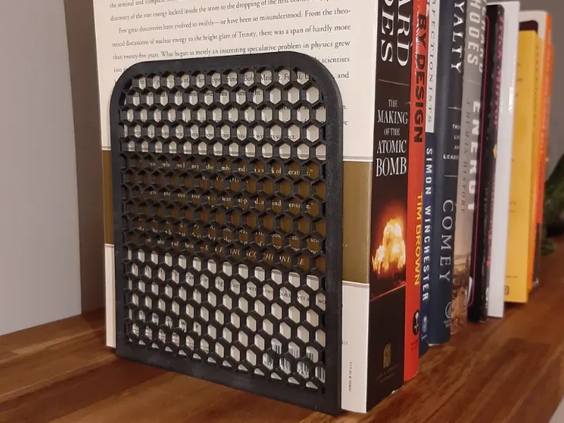 Honeycomb Bookend